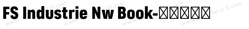 FS Industrie Nw Book字体转换